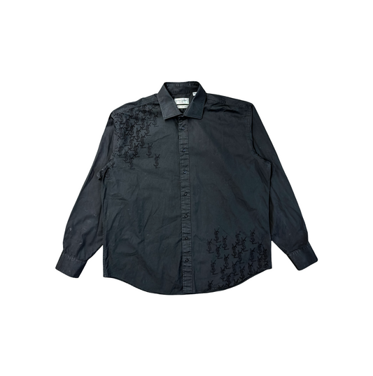 Yves Saint Laurent 'YSL' Embroided Shirt