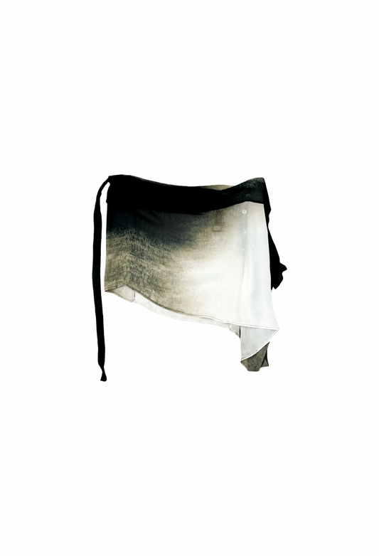 Ann Demeulemeester SS12 Sheer Wrap Skirt/Top