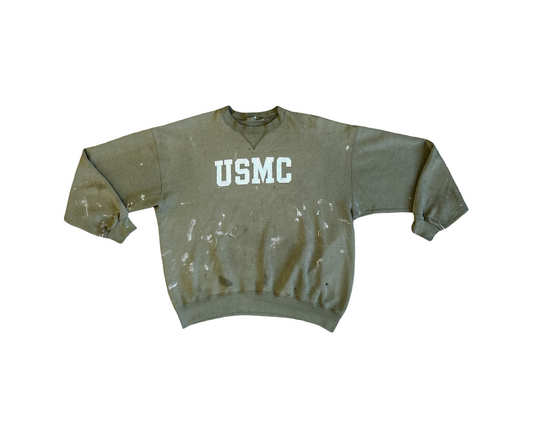 Vintage USMC Distressed Sweater