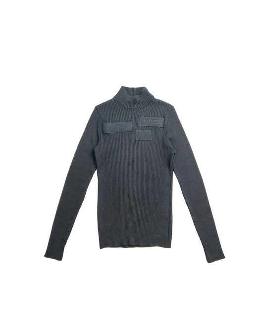 Dirk Bikkembergs 90's Military Patch Sweater