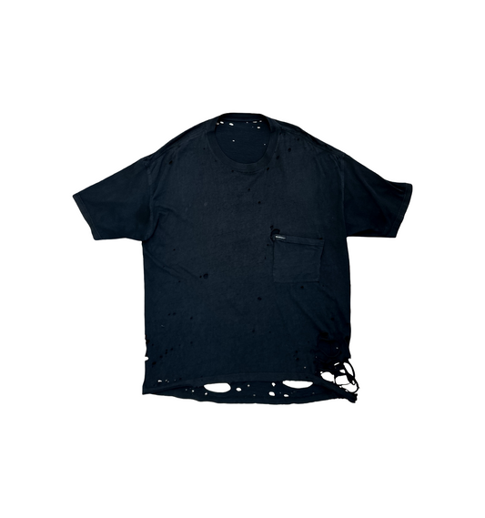 Balenciaga SS18 Thrashed Pocket T-Shirt
