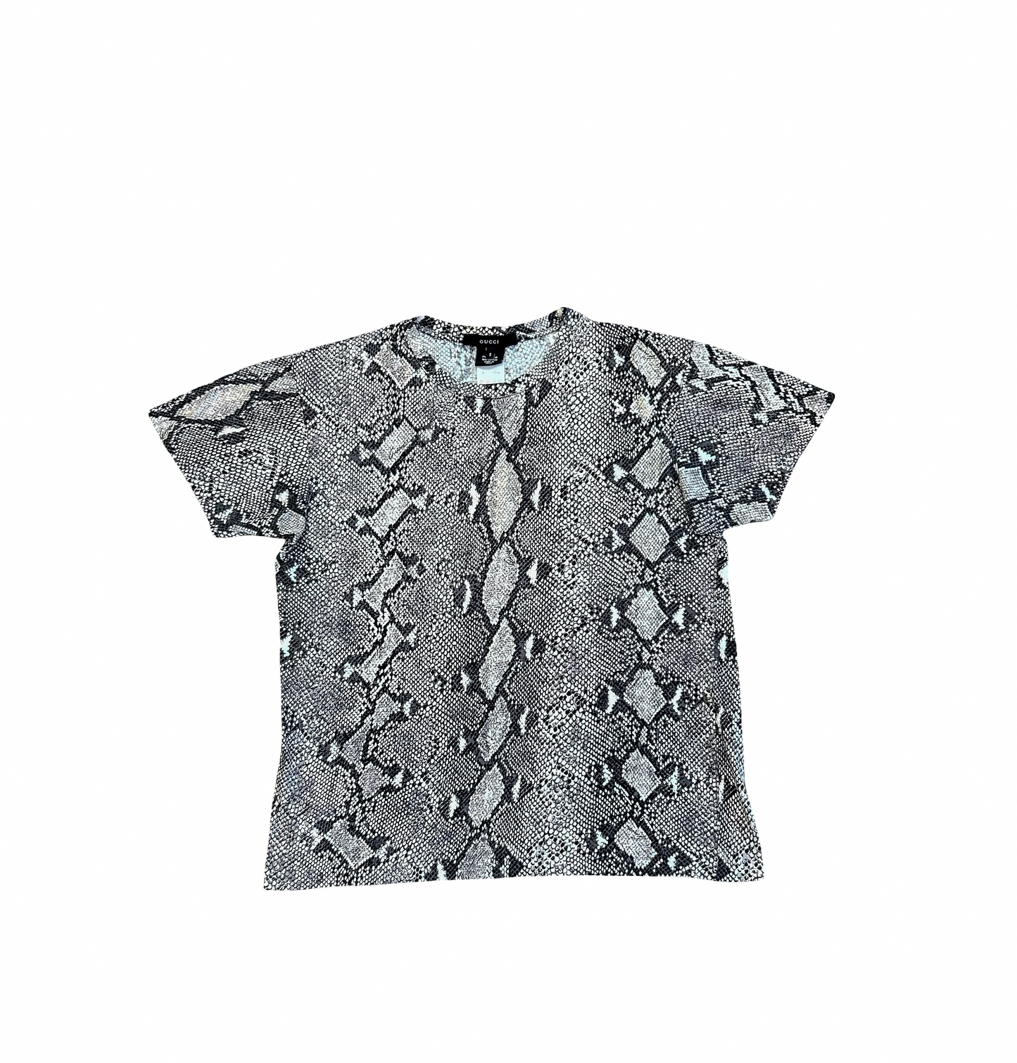 Gucci by Tom Ford SS00 Python Print T-Shirt