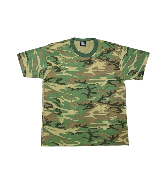 Vintage 90's Distressed Camo T-Shirt
