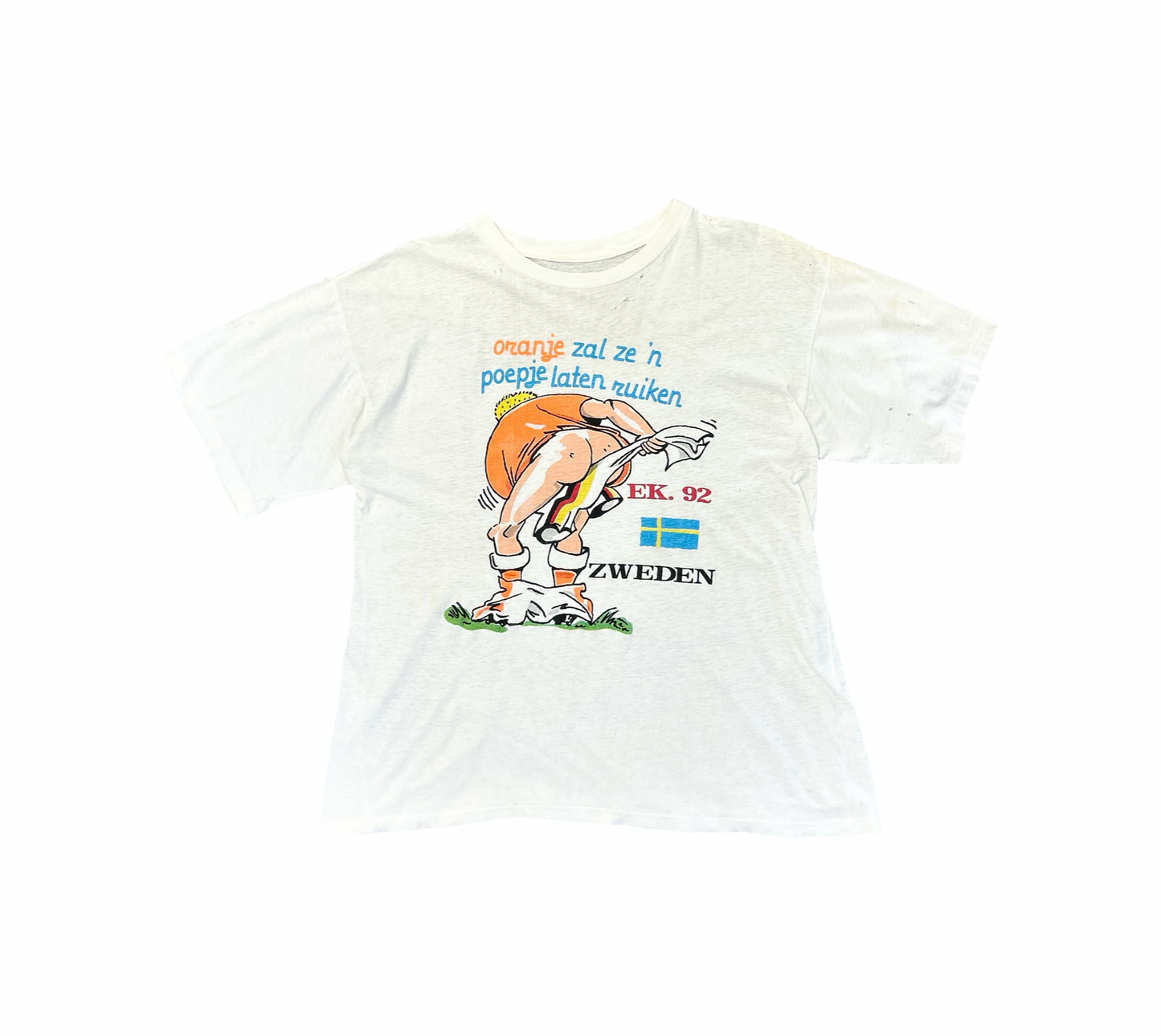 Vintage 90's Thrashed Dutch Football T-Shirt