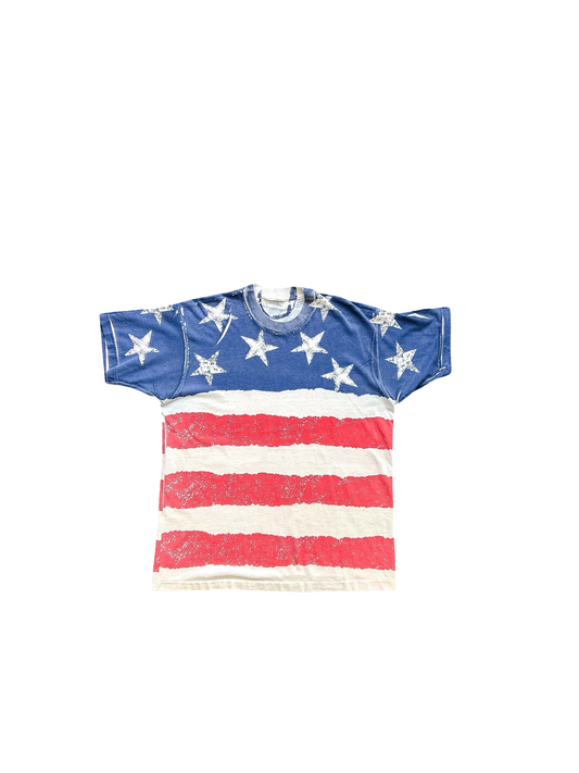 Vintage 90's USA Flag T-Shirt