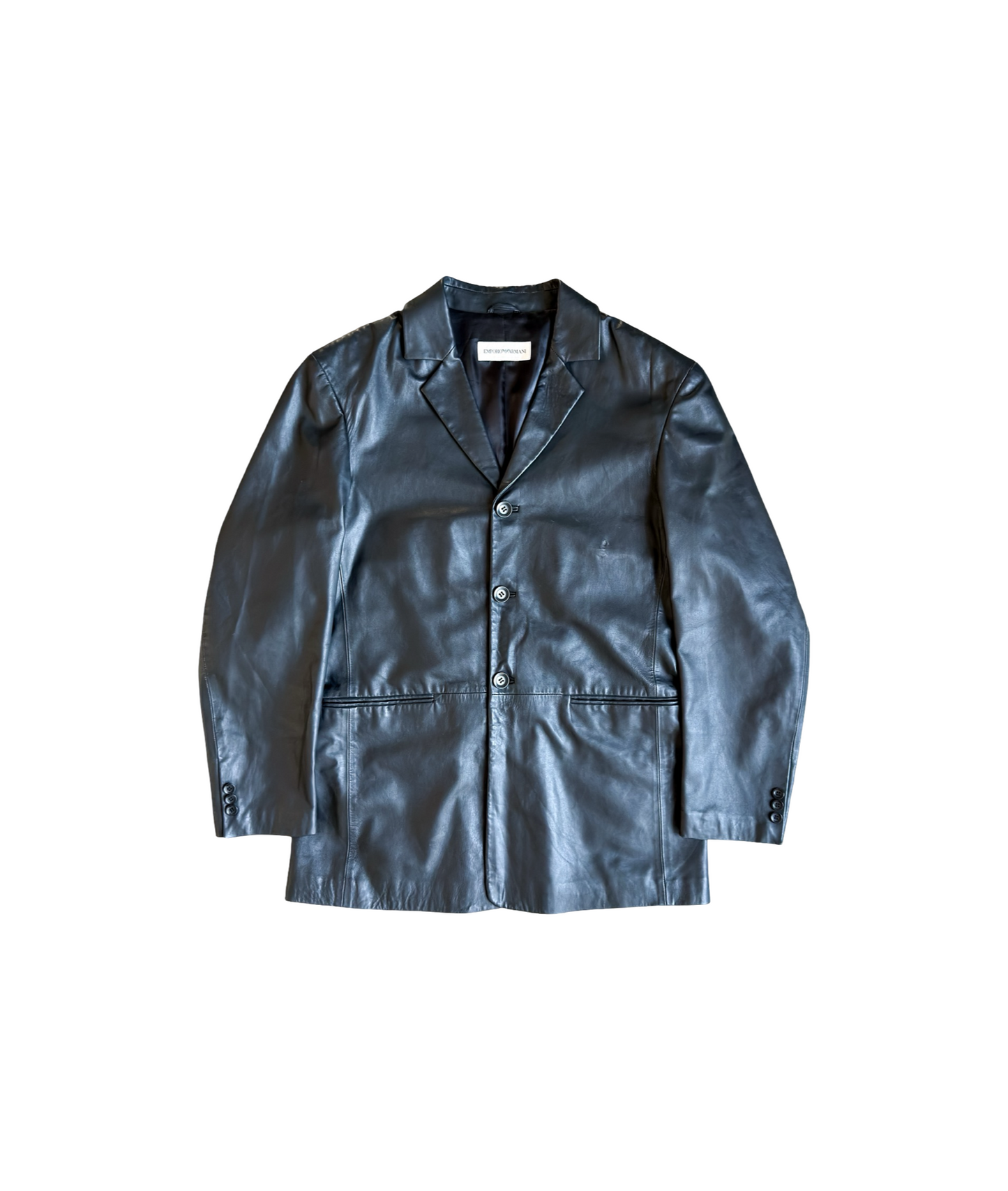 Emporio Armani SS03 Leather Blazer
