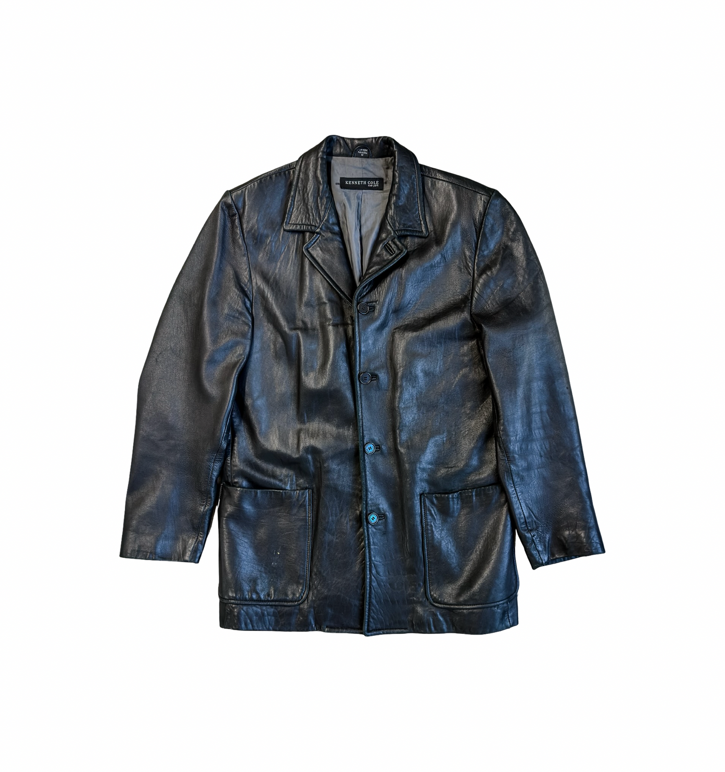Vintage Kenneth Cole Leather Blazer