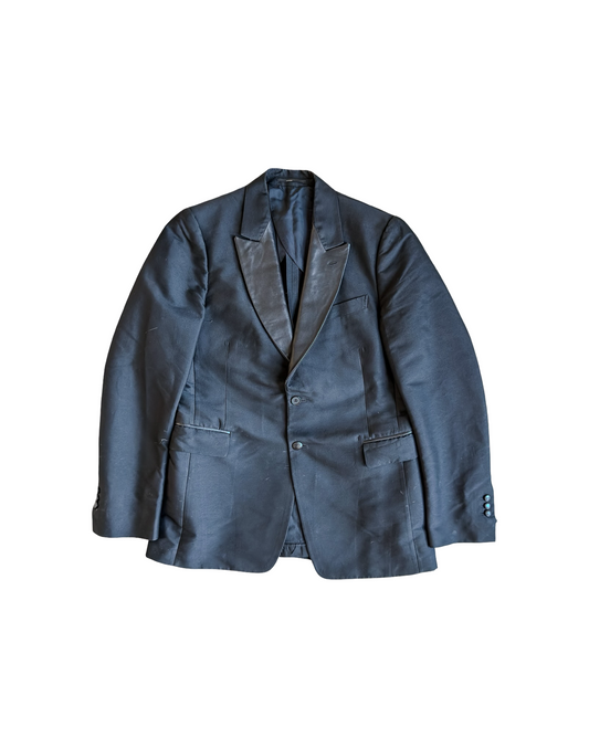 Yves Saint Laurent Leather Trim Blazer