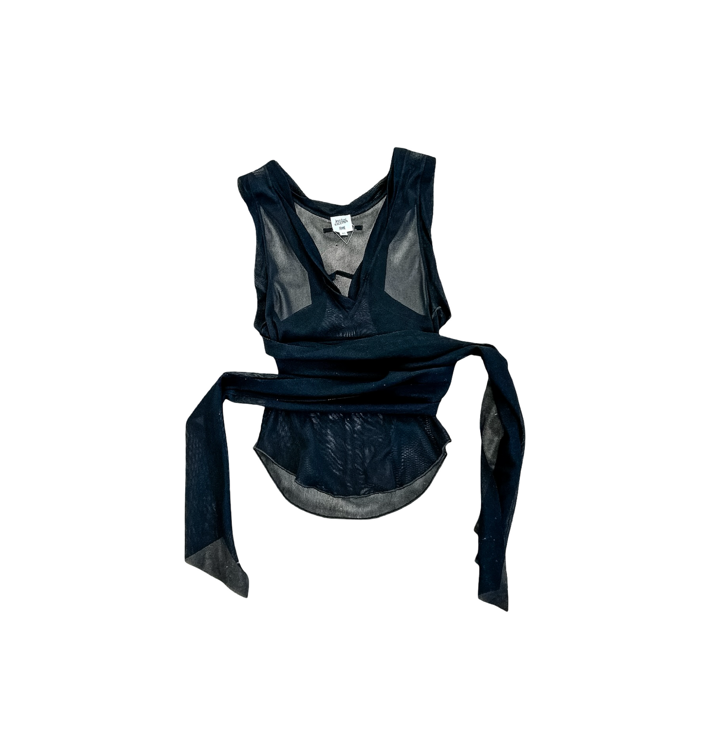Jean Paul Gaultier 2000's Mesh Wrap Top