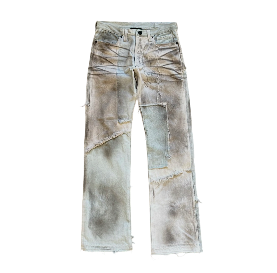 Anti Vintage Dirty Bleach Scrap Denim