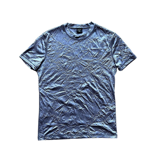 Jean Paul Gaultier AW00 Metallic Crinkle T-Shirt