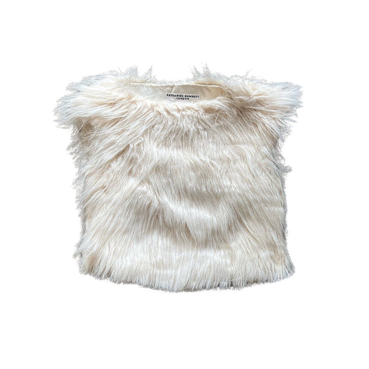Katherine Hamnett Faux Fur Top