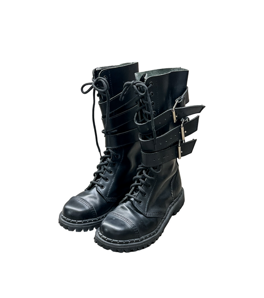 Undercover 90's Bondage Strap Combat Boots