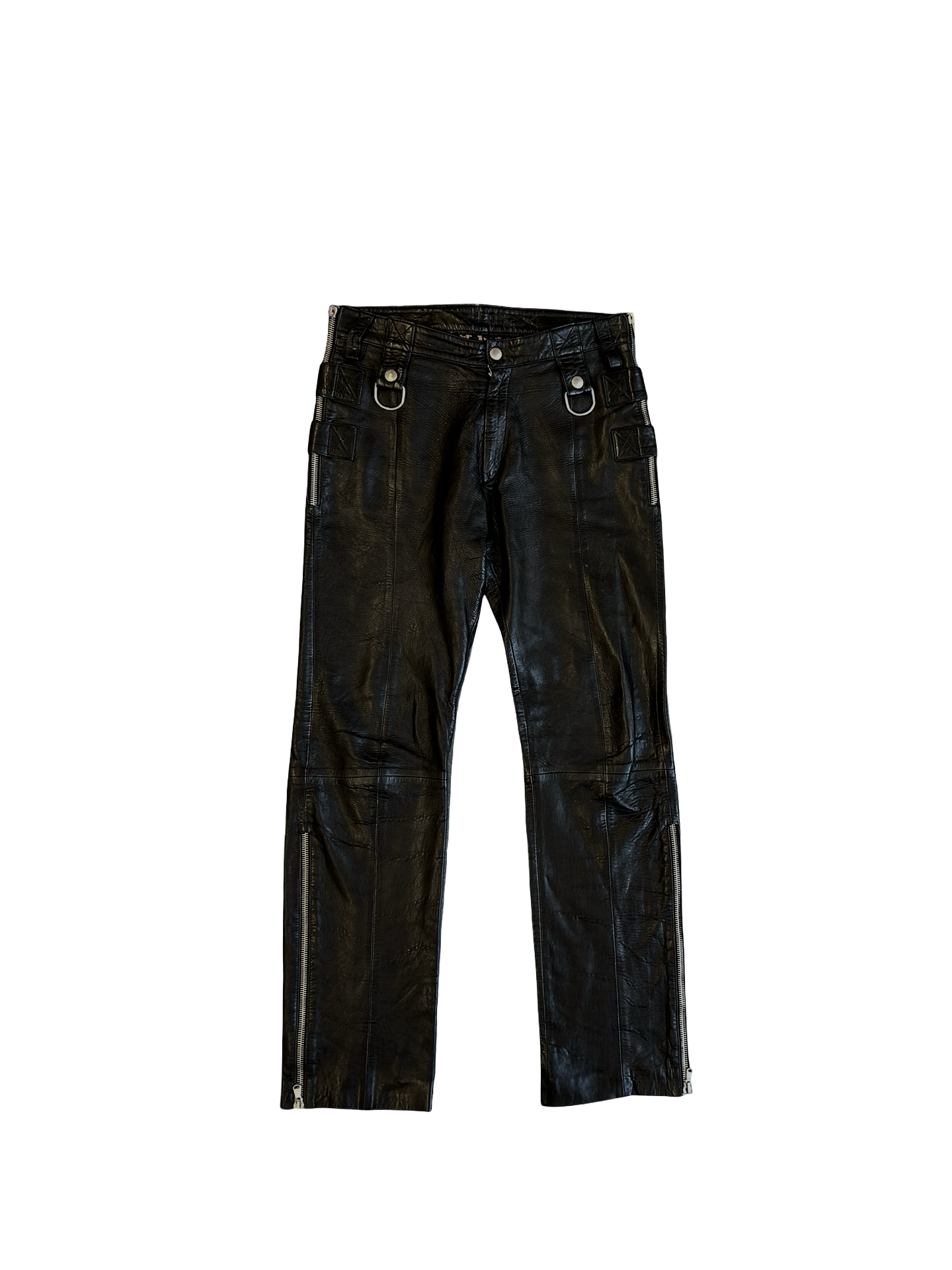 Dolce & Gabbana SS03 Bondage Leather Pants