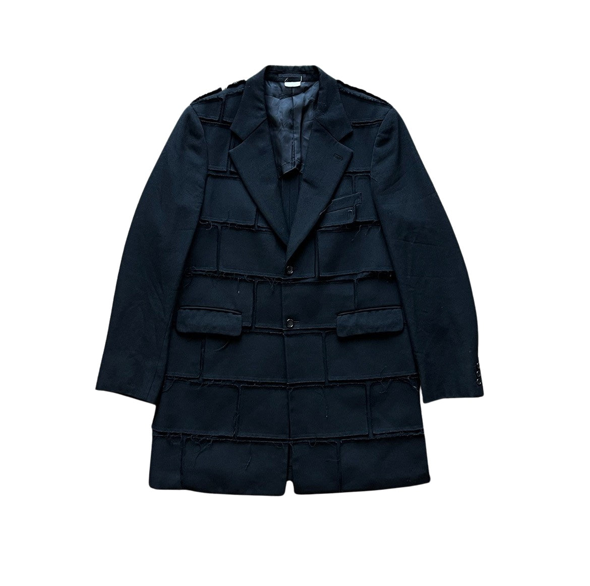 Comme Des Garçons Homme AW19 Brick Pattern Coat