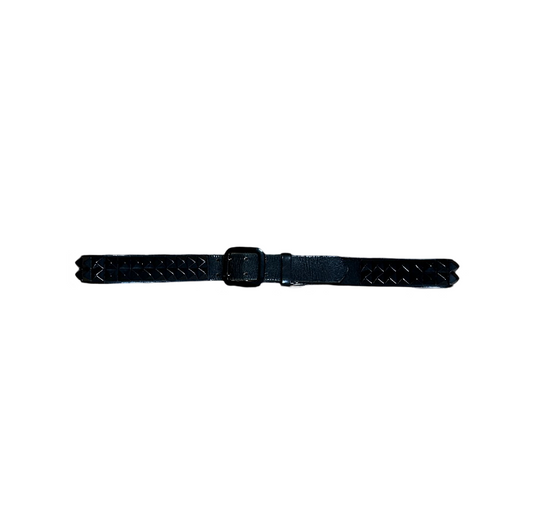 Vintage Black Studded Belt