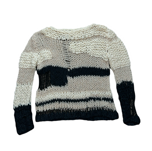 Maison Margiela AW16 Spider-Web Hand Knit Sweater