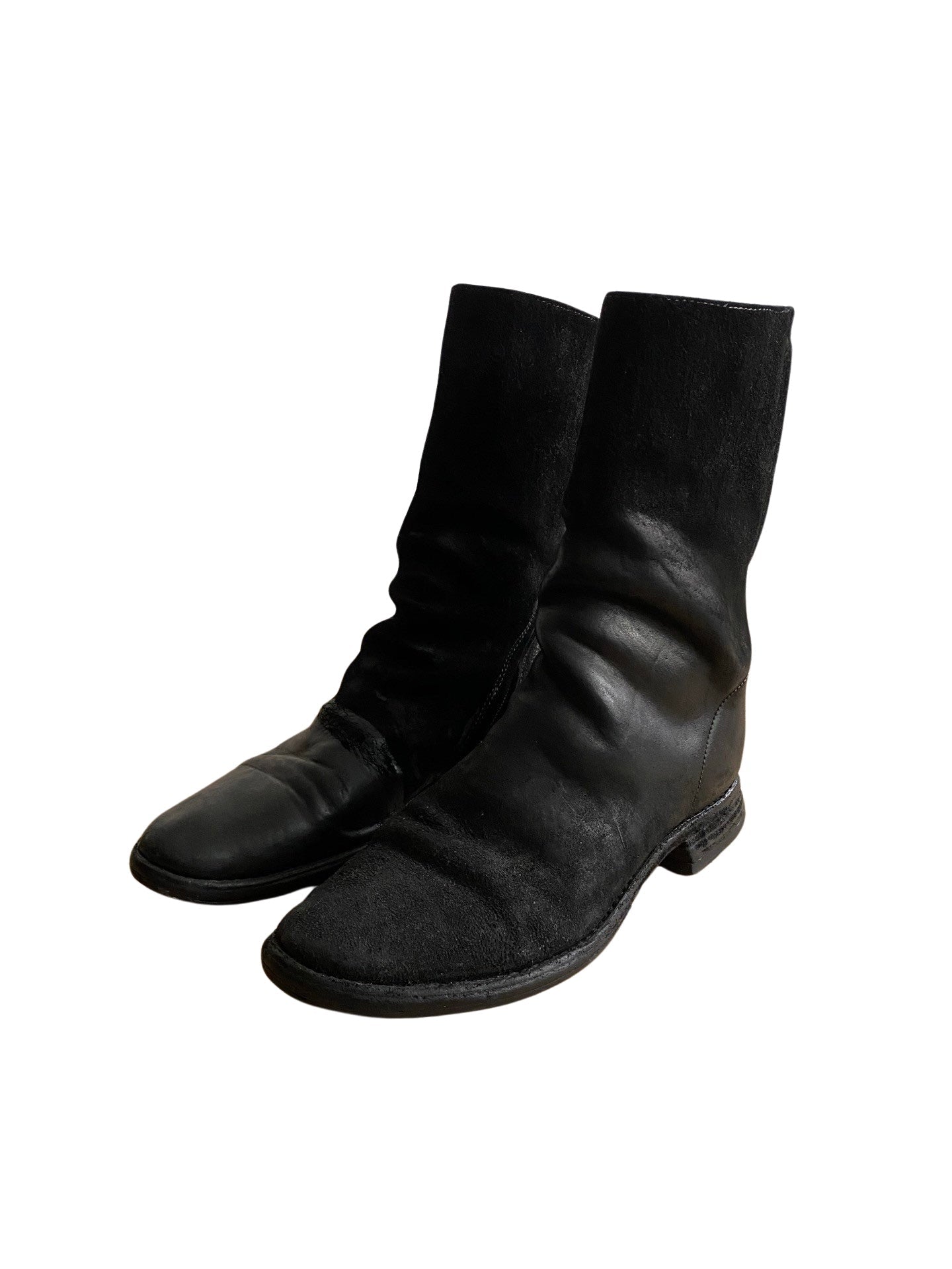 Carol Christian Poell SS09 Leather/Suede Tornado Boots