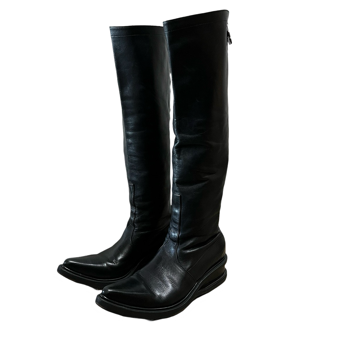 Dirk Bikkembergs 90's Leather Cowboy Boots