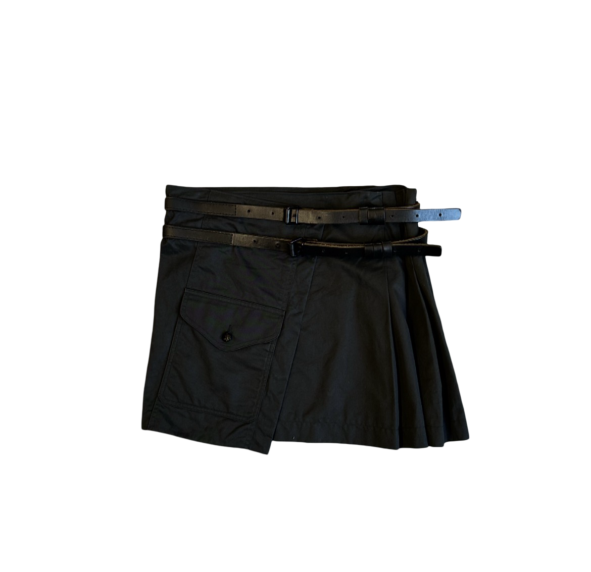 Balenciaga by Nicolas Ghesquière SS07 Belted Mini Cargo Skirt