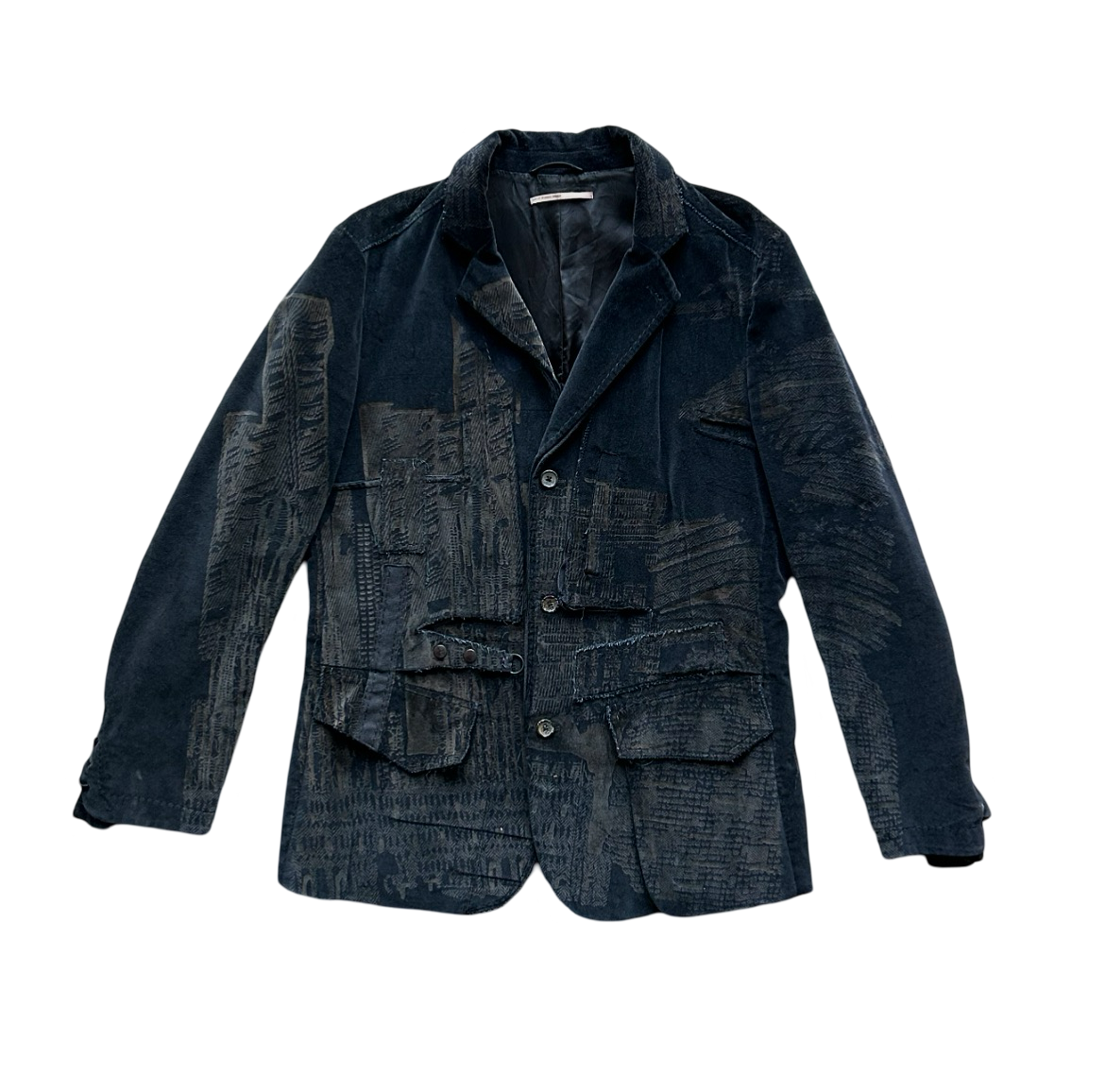 Marithé François Girbaud Corduroy Patchwork Blazer