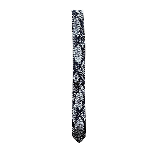 Saint Laurent Python Print Tie