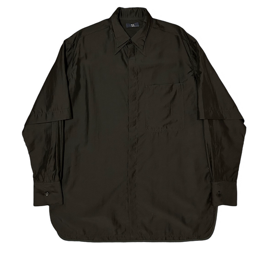 Y's by Yohji Yamamoto Double Layered Button Up Shirt