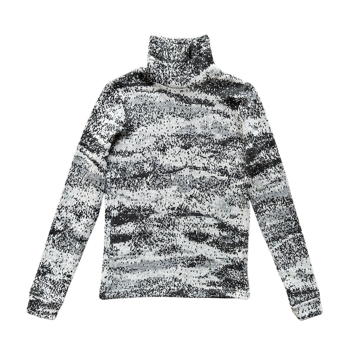 Raf Simons AW02 Digi Camo Turtleneck