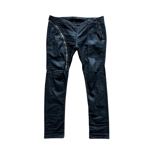 Rick Owens AW15 Waxed Aircut Jeans
