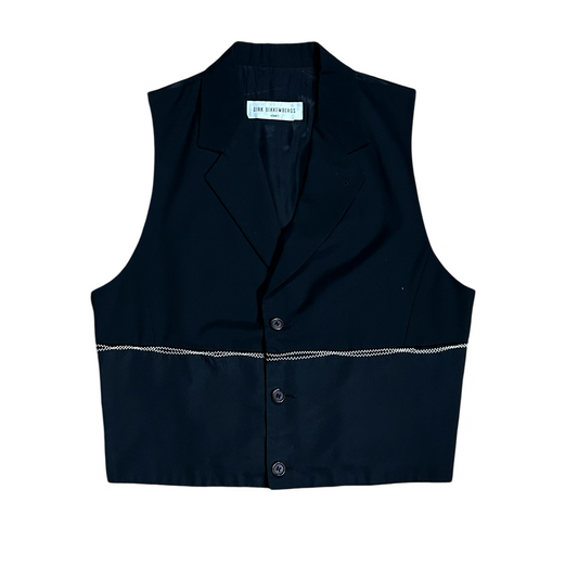 Dirk Bikkembergs 2000's Hybrid Waistcoat