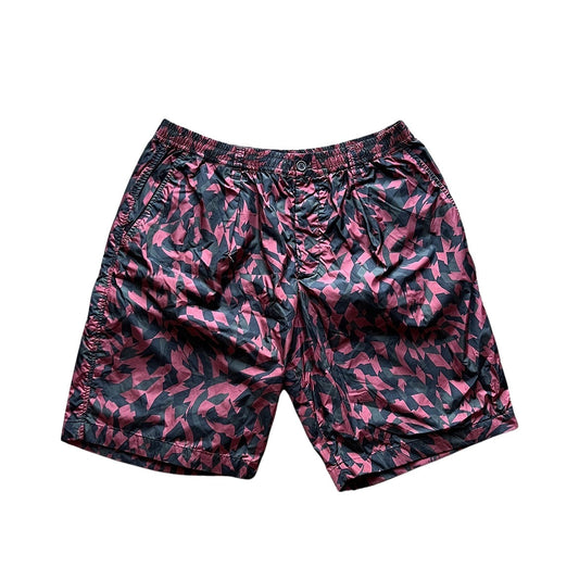 Marni SS17 Shatter Print Nylon Shorts