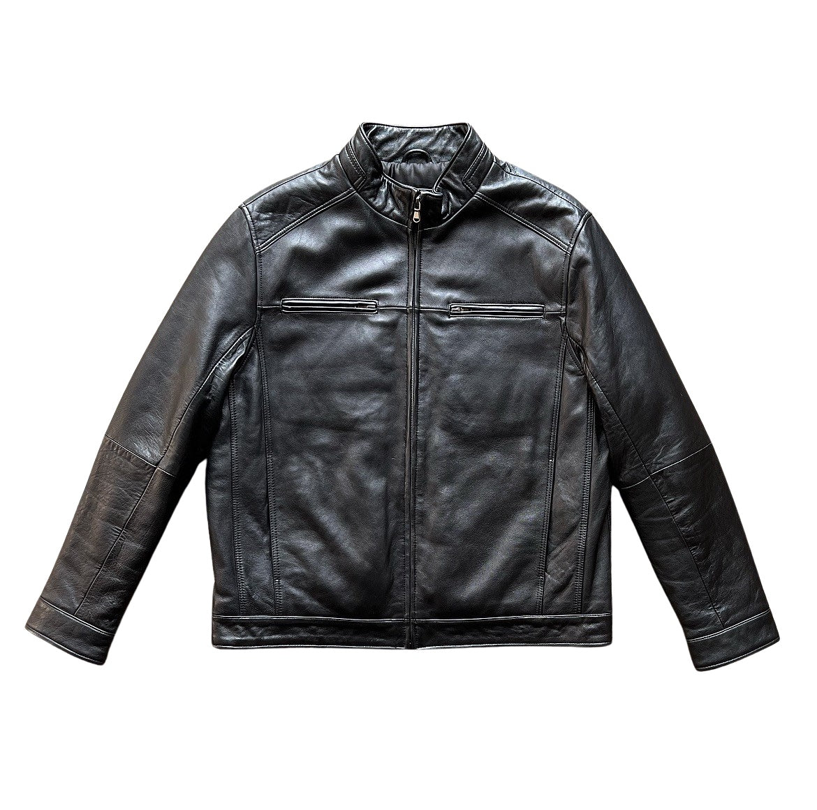 Vintage Leather Racer Jacket