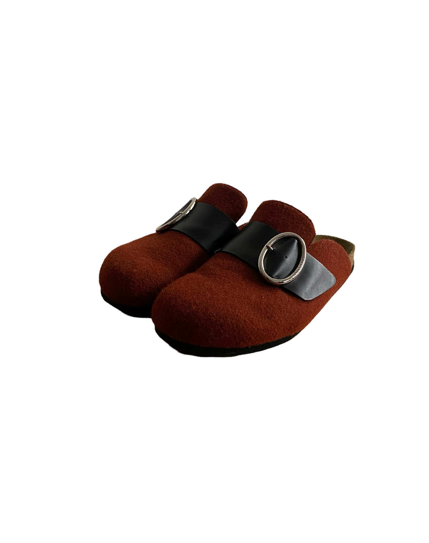 JW Anderson AW21 Felt Buckle Loafers