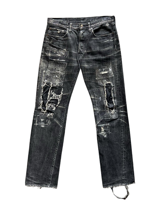 Kapital Distressed Boro Jeans