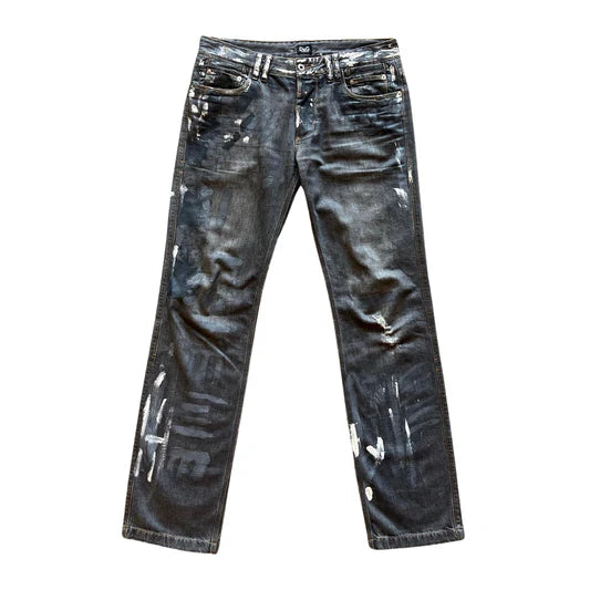 Dolce & Gabbana 2000's Painted Jeans