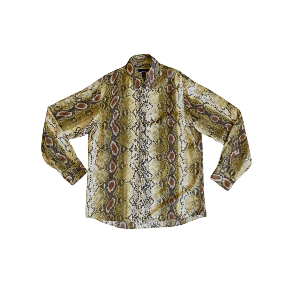Michael Kors SS05 Silk Python Print Shirt
