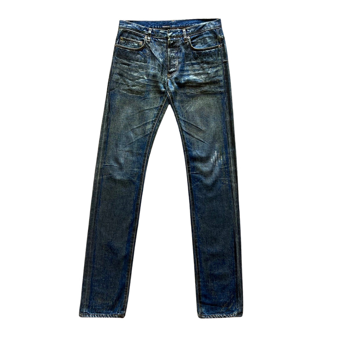 Dior Homme AW07 Waxed Clawmark Jeans