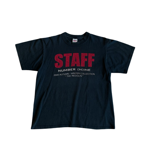 Number (N)ine SS00 Vintage Staff T-Shirt