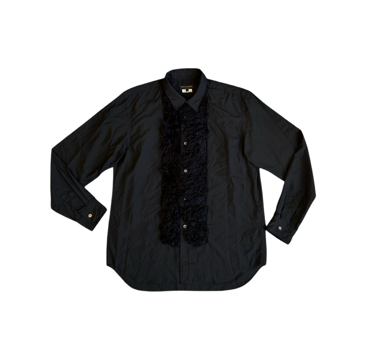 Comme Des Garçons Homme AW23 Faux Fur Panel Shirt