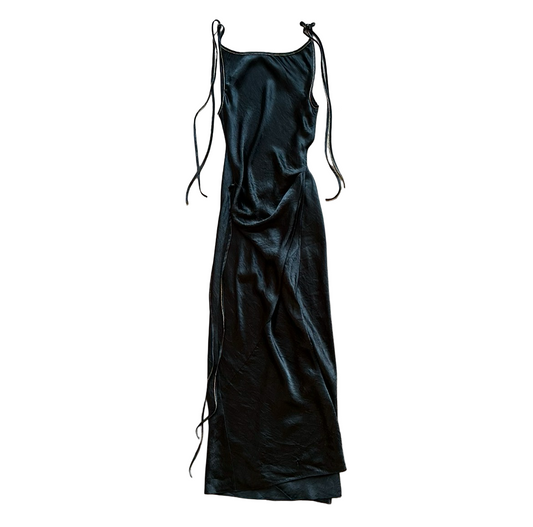 Acne Studios Satin Bondage Dress